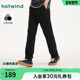 百搭锥型轻商务长裤 热风男士 子 新款 通勤小黑裤 休闲裤 2026年春季