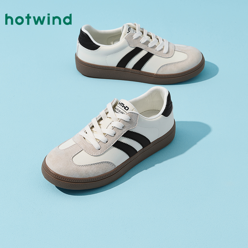 热风2025年新款女士时尚休闲鞋