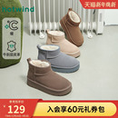 百搭女鞋 增高休闲靴子短筒加绒棉鞋 新款 热风厚底雪地靴2025年冬季