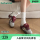 薄底休闲鞋 2026年春季 新款 热风足球德训鞋 运动复古女鞋 H11W26111