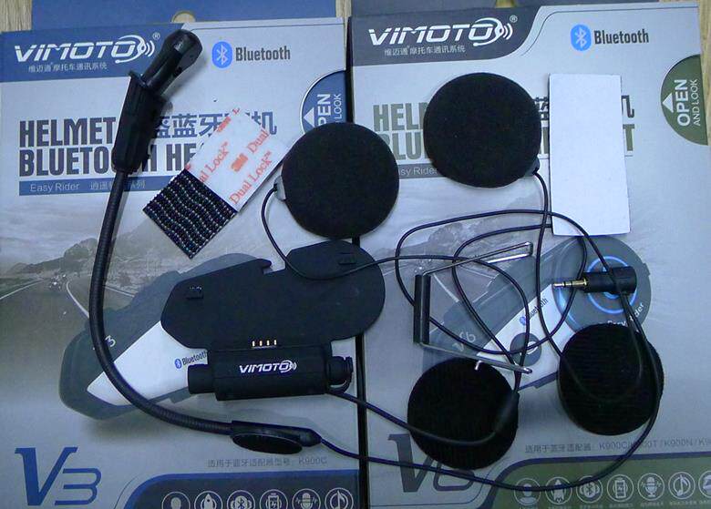 实体店维迈通头盔蓝牙耳机V3 V6 V8耳麦套件底座 安装第二个头盔