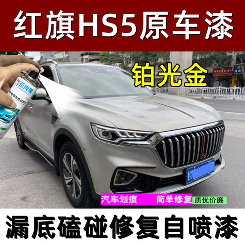 红旗HS5汽车铂光金原厂配