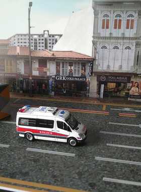 TINY微影斯宾特平治奔驰冲锋车模型合金壳塑料底开侧门未拆封#44