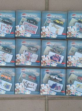 插画卡通涂装康威汽车模型百事纪念品塑封比例1:72 Cararama 722C