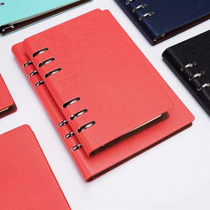 B5商务可拆活页笔记本A4创意记事本A6办公手账A5日记本子定制