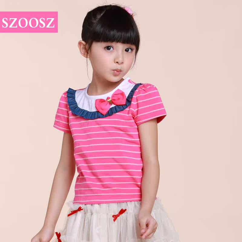 Chemise fille SZOOSZ à manche courte - Ref 2086443 Image 1