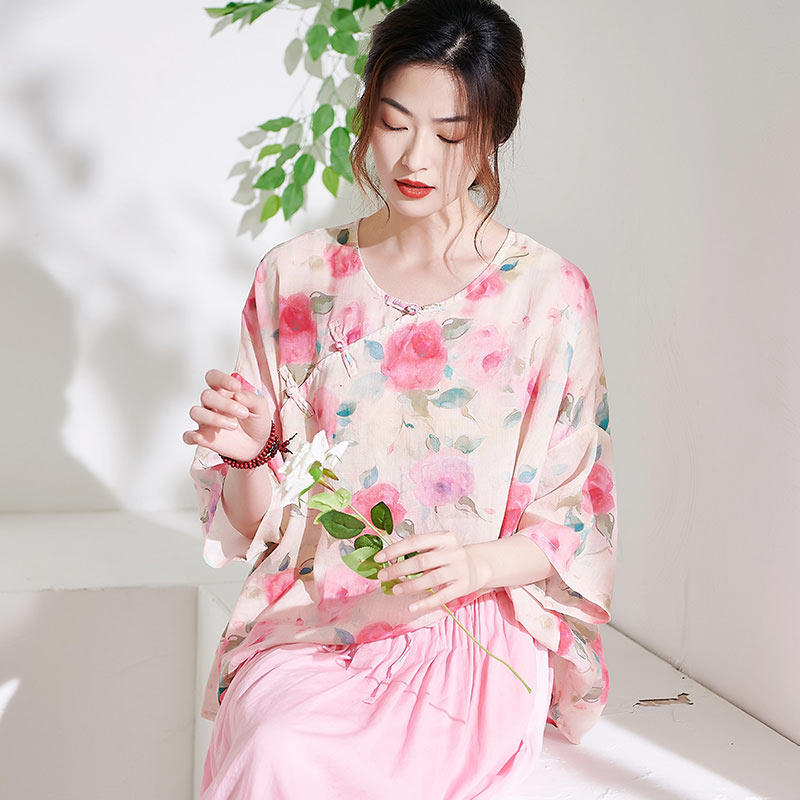 022服装裁剪图纸样板做衣服亚麻香云纱样板女装上衣卫兰鑫悦纸样