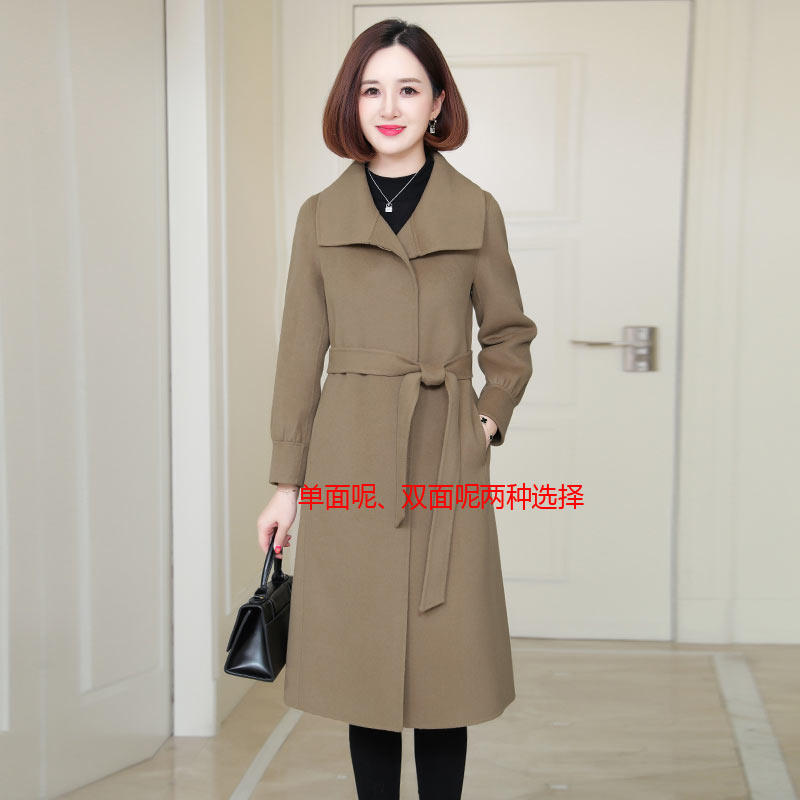 061新款双面羊绒纸样呢大衣女双面绒服装样板鑫悦铺纸样 女装