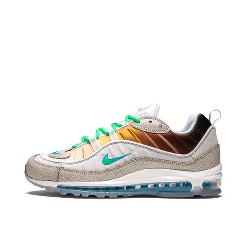 Nike Air Max 98 跑鞋 潮流复古全掌缓震回 CI1502-001 江苏cly仓