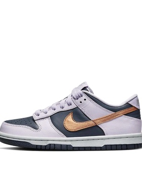 Nike Dunk 板鞋 经典复古百搭 GS/蓝色/紫色  DX1663-400 f广东zq