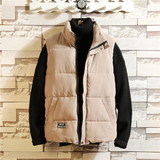 2022日系新款男士韩版宽松纯色马甲蓝色MJ02-P55控78，男装背心/马甲，电商B237