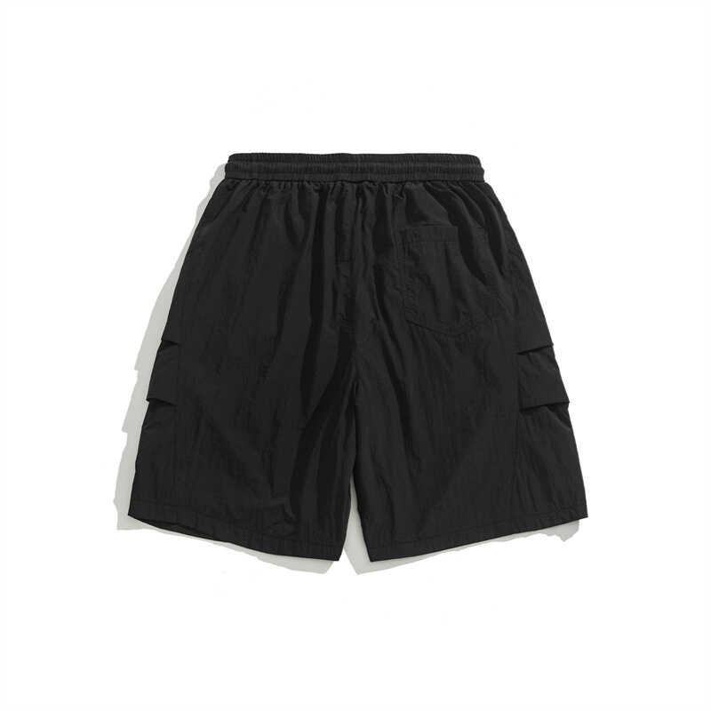 新款休闲裤五分裤50+防晒透气微防水短裤男黑色24S2218-P45控68,男装休闲裤,电商B237