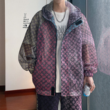 2023港风纱网镂空全包边防晒衣5短裤KK011-P45JK046-P88控128，男装夹克，电商B237