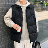 2022港风新款l立领美式冲锋棉马甲外贸品质黑色MJ16-P75控108，男装背心/马甲，电商B237
