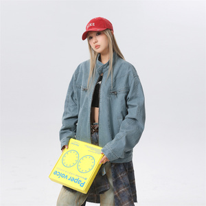 春季重工水洗帆布1美式潮牌夹克 灰色 JK052-P128 控168 现货图片