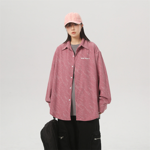 春季新款高品质长袖衬衫 红色 CC042-P45 控68图片