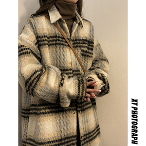2024女模高品质刺绣毛呢夹克外套 白 JK045-P95 控138图片