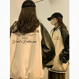 2023女模春季新款刺绣630克呢料拼皮夹克男白色JK044-P95控138，男装夹克，电商B237