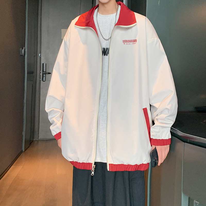 2024秋季两面穿立领夹克红色JK049-P88控128现货5000件,男装夹克,电商B237