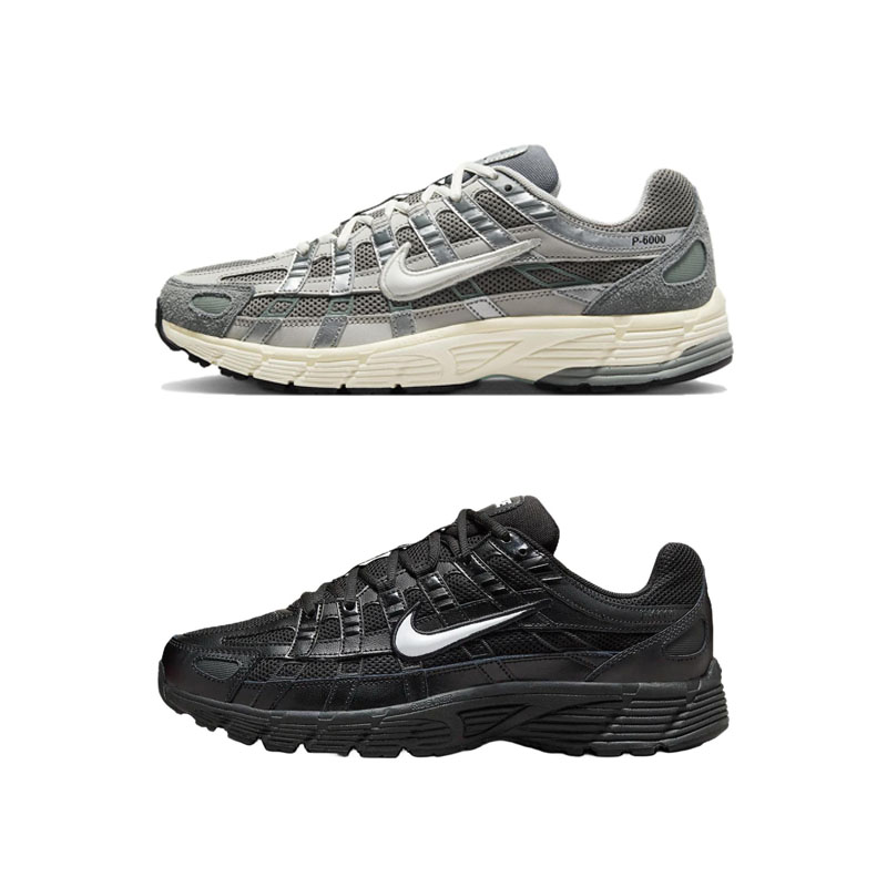Nike P-6000 防滑耐磨 低帮 跑步鞋 白银 FN7509-029