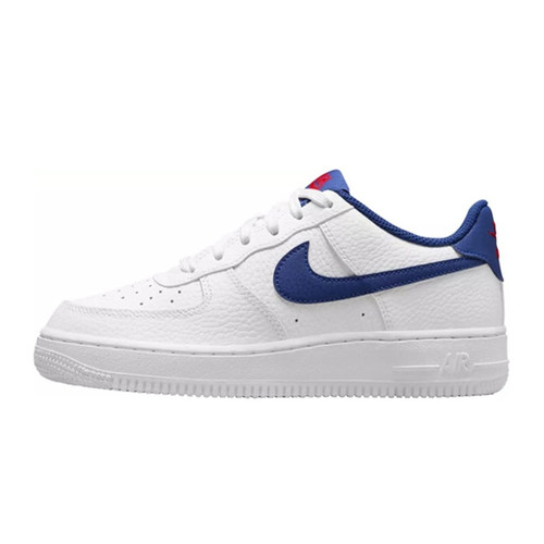 Nike Air Force 1 GS 合成革 蓝白 低帮 板鞋 CT3839-101