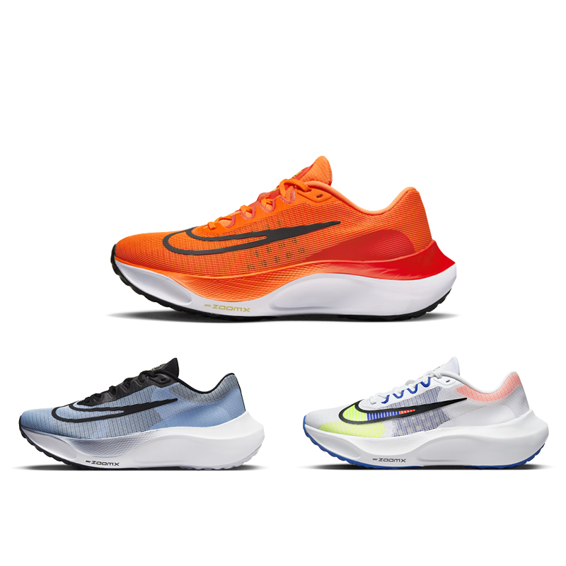 Nike Zoom fly 5 蓝黑橙色耐磨透气低帮碳板跑步鞋DM8968-401-800