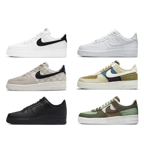 Nike Air Force 1 AF1 黑武士纯白 空军一号 板鞋CW2288-001-111