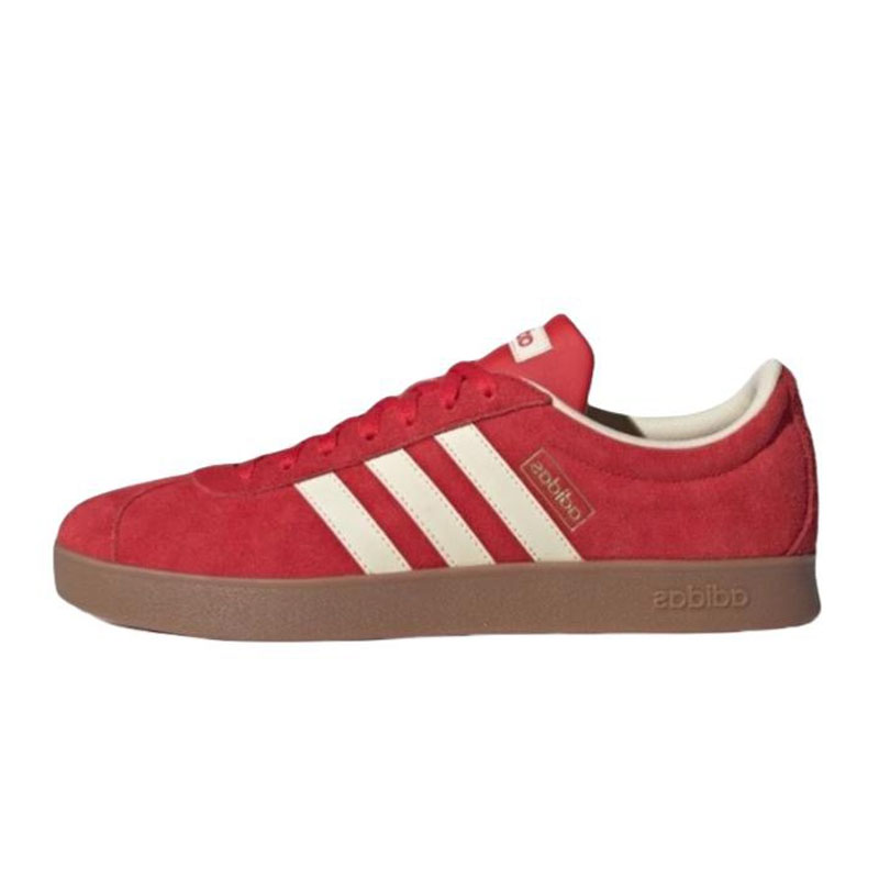 Adidas Vl Court Classic 红色 防滑耐磨 低帮 板鞋 KK3774