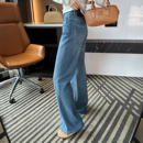 女秋冬新加厚保暖高腰显瘦牛仔裤 四面弹微喇叭裤 黄金绒 升级版