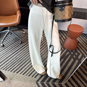 松弛密码 显瘦运动休闲卫裤 lu系高腰微喇叭裤 女2026新百搭修身