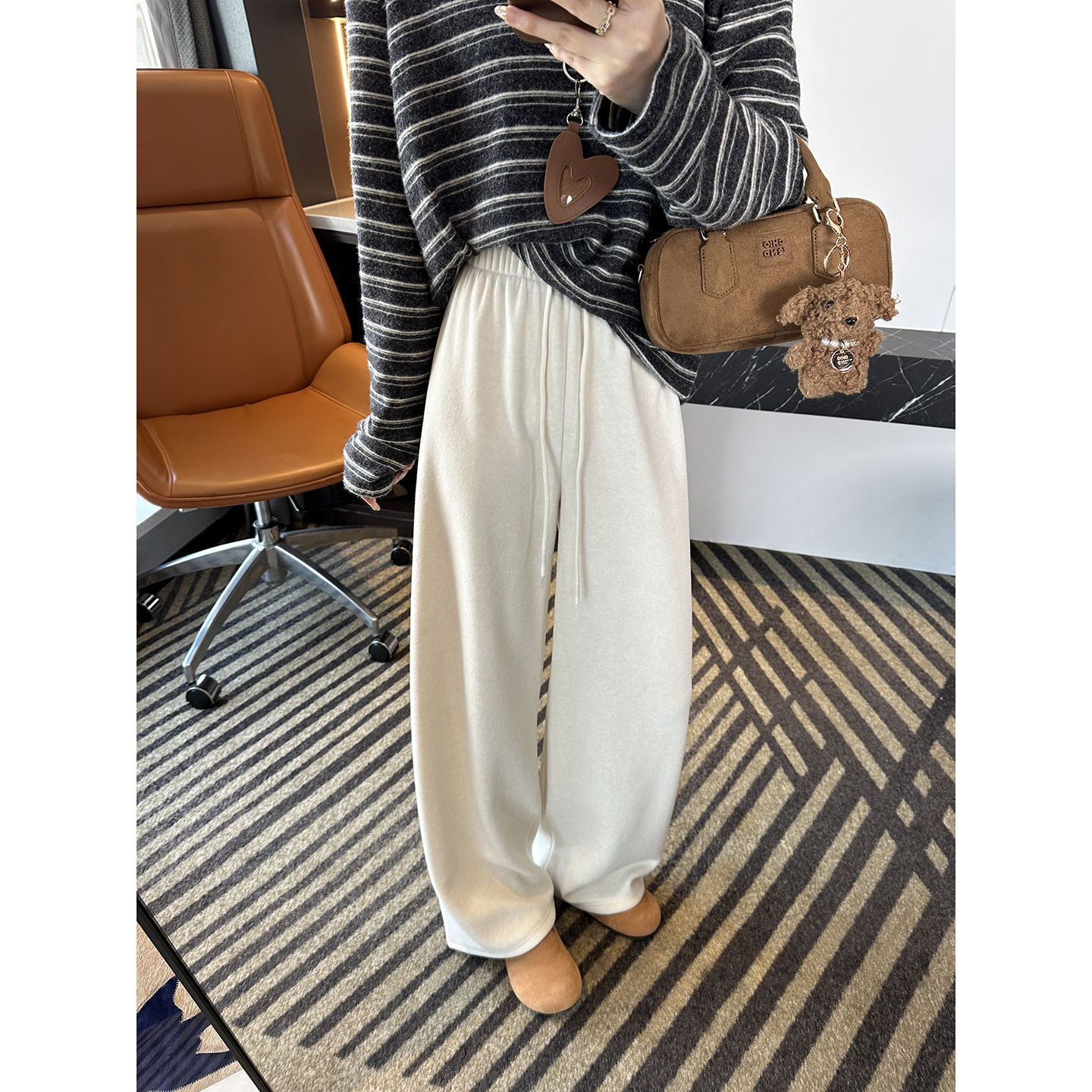 满分推荐！超柔毛巾裤加绒休闲裤