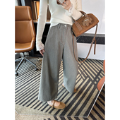小个子慵懒宽松阔腿裤 女2026新款 日系八分气球牛仔裤 长期主义
