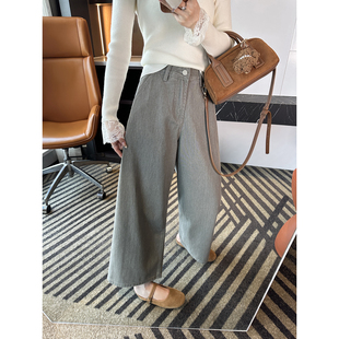 小个子慵懒宽松阔腿裤 女2026新款 日系八分气球牛仔裤 长期主义