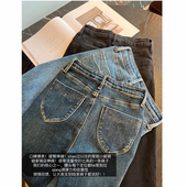 弹力小脚裤 升级 高腰修身 牛仔裤 女 镇店之宝 显瘦九分铅笔裤 神裤