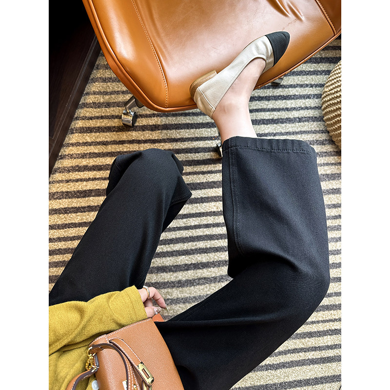 王牌神裤！宽松阔腿牛仔裤女黑色