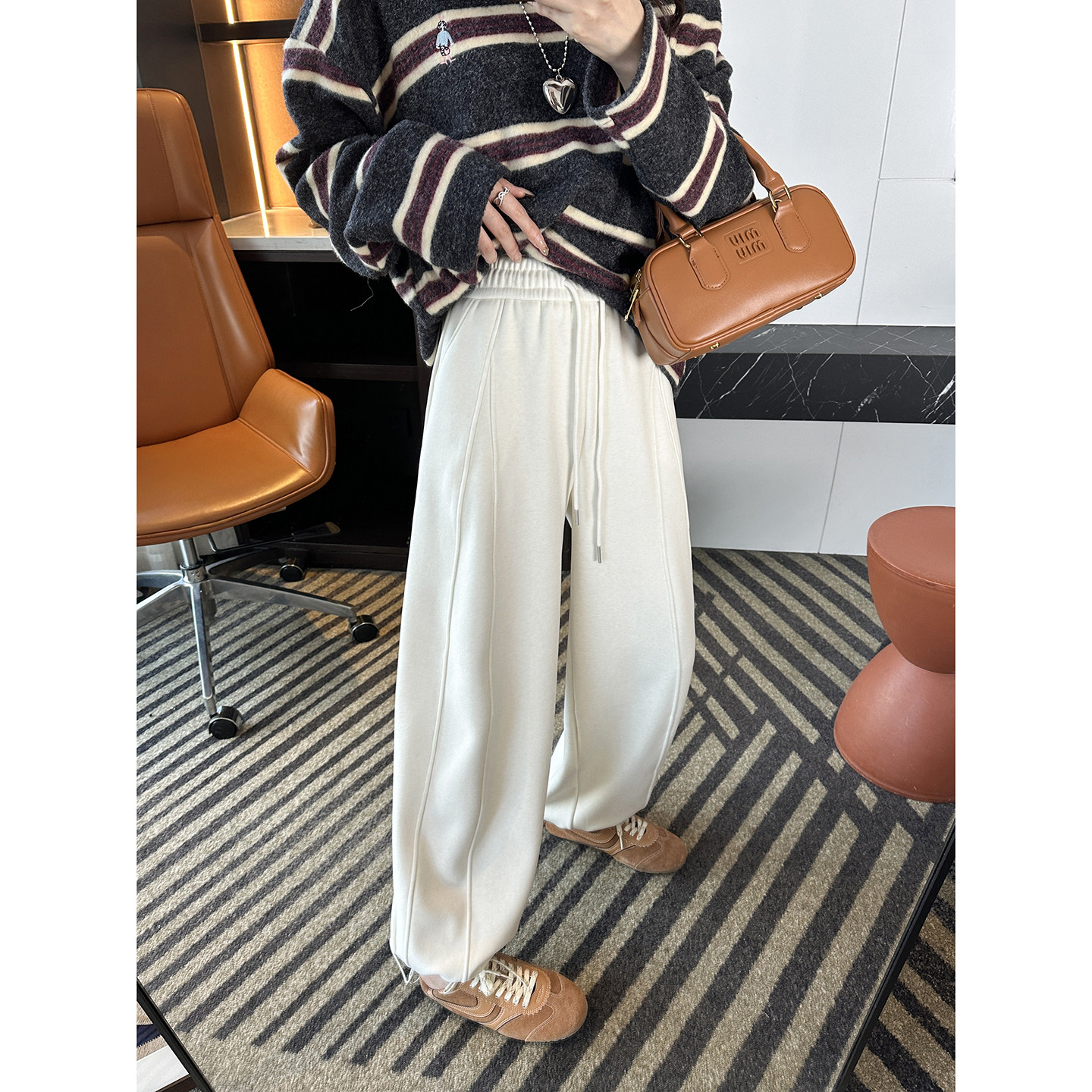 惊喜好穿！超暖糖果色系加绒糯米裤女秋冬两穿束脚宽松阔腿休闲裤,女装/女士精品,休闲裤,淘宝优惠券,粉丝福利购,淘宝优惠卷