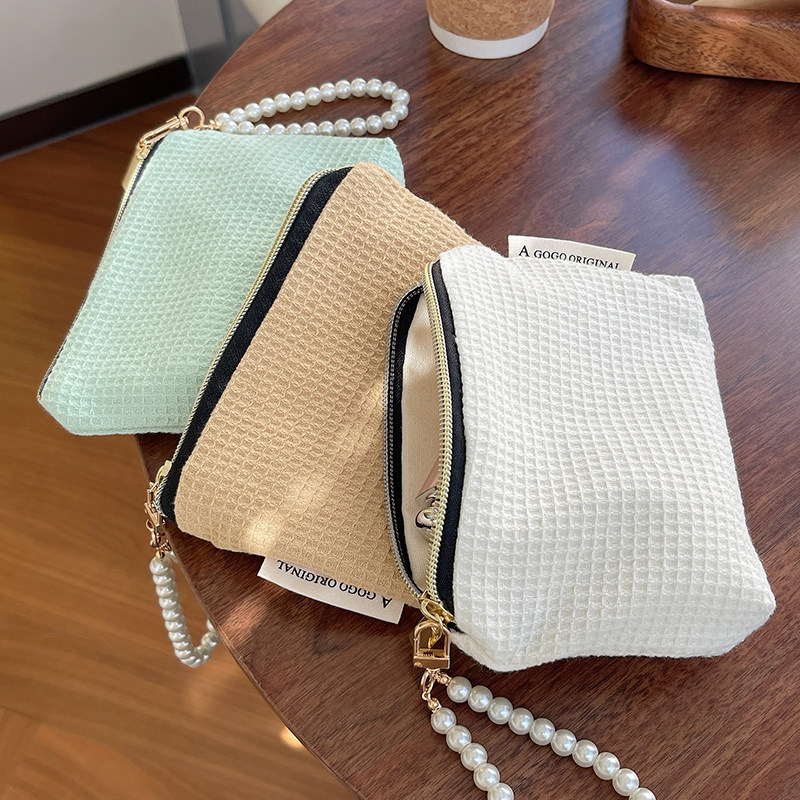 ins小众手拎化妆包耳机包卫生巾收纳包便携柔软钥匙口红钱包内胆,收纳整理,化妆包,淘宝优惠券,粉丝福利购,淘宝优惠卷