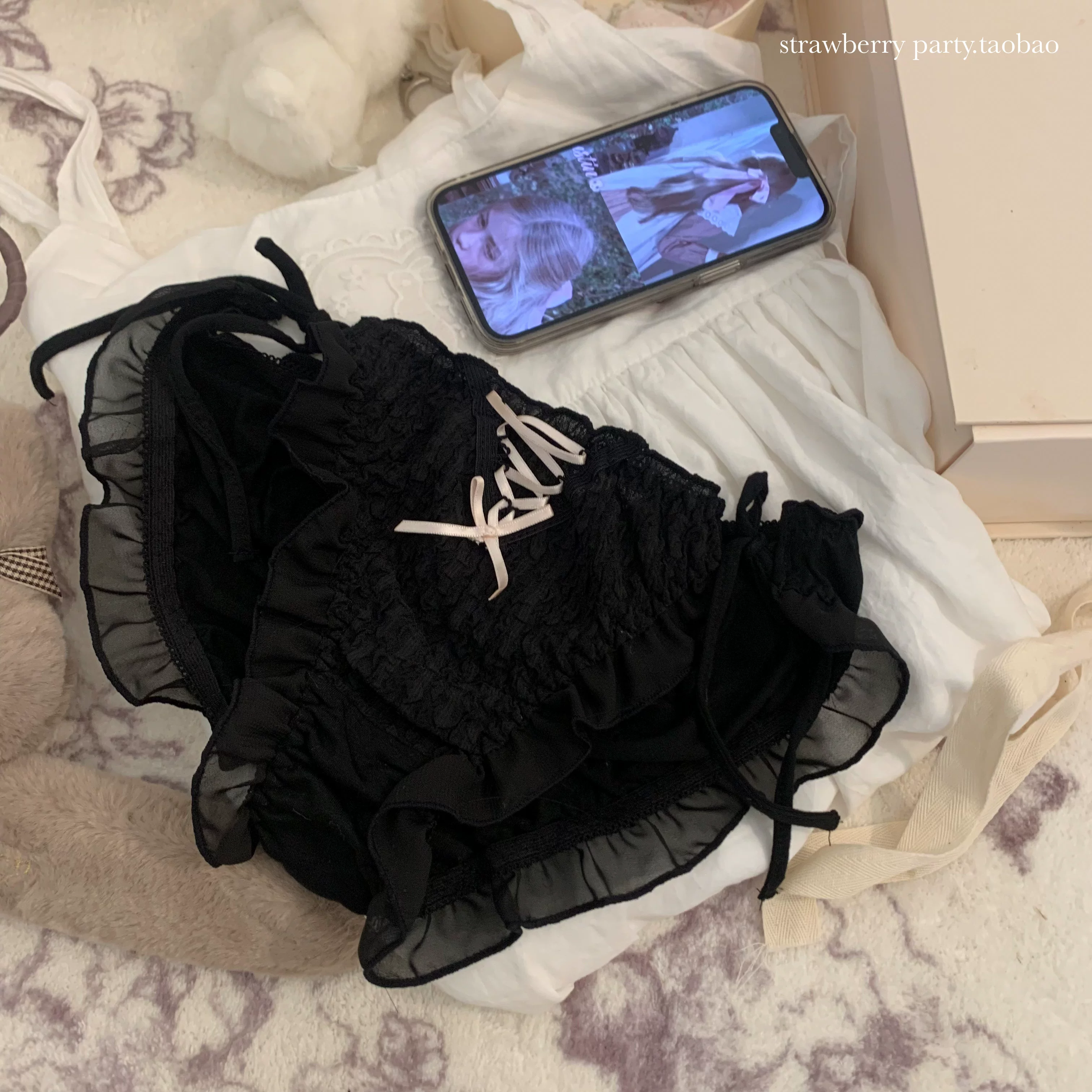 Японское кружевное нижнее белье, хлопковые сексуальные штаны, стильLolita