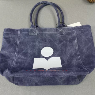 现货2026新款 潮流超百搭大容量单肩斜挎手提包植绒扎染牛仔包 时尚
