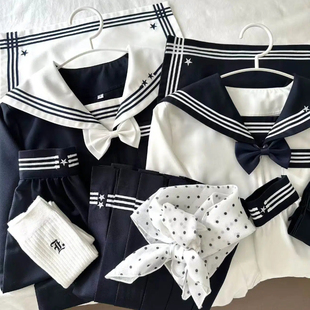 【小星轨】狗皮皮jk原创星星水手服女日系学院风套装