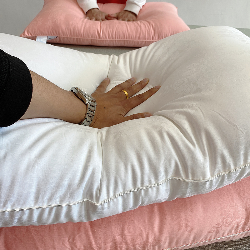 舒服护颈椎助睡眠枕头单人桑蚕丝