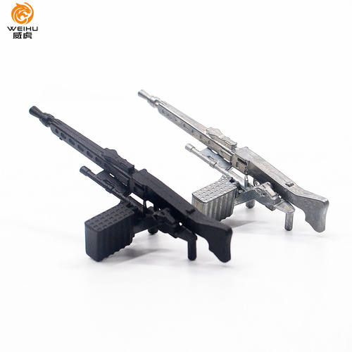 豹2A6模型坦克金属MG3机关枪