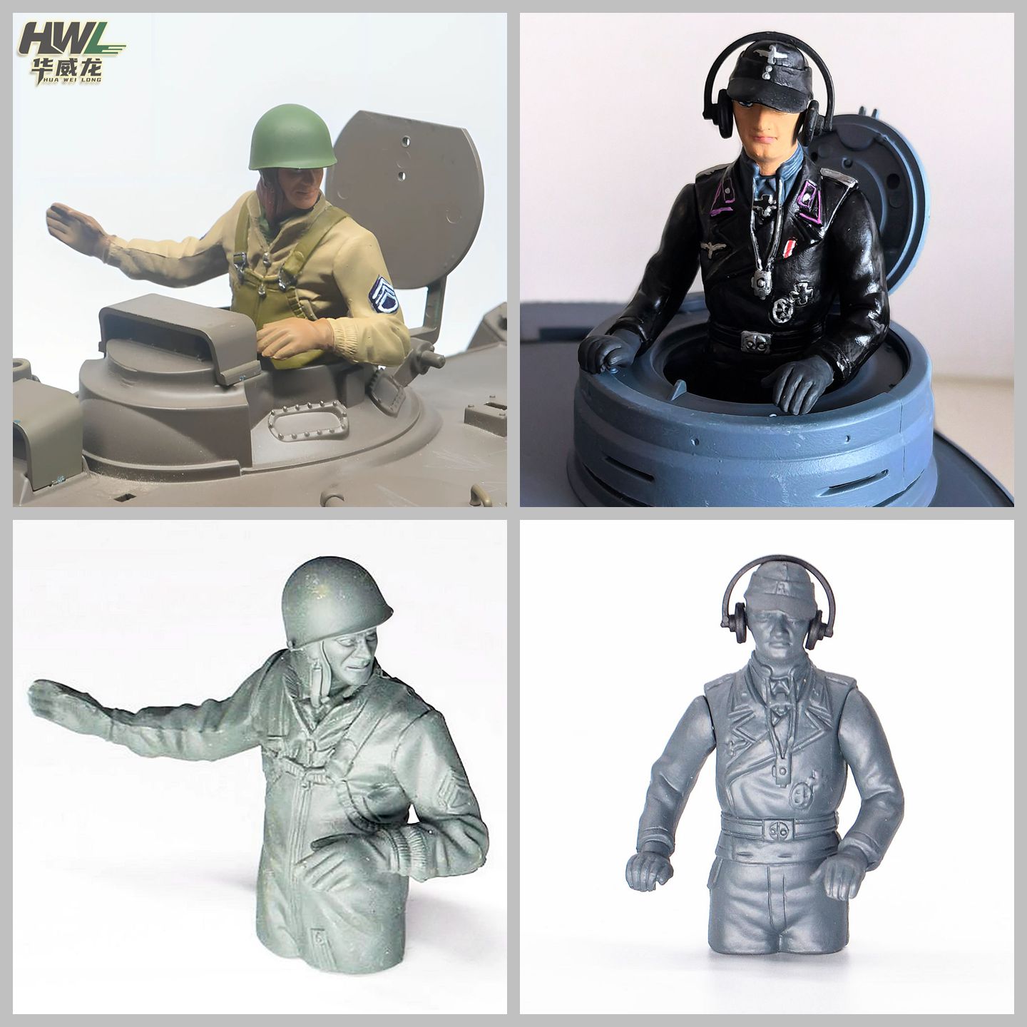 玩具HL/恒龙兵人二战系列指挥官