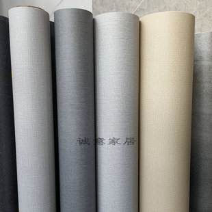 自粘仿布纹墙纸装饰贴纸波音软片木纹贴布纹家具翻新贴灰色布纹