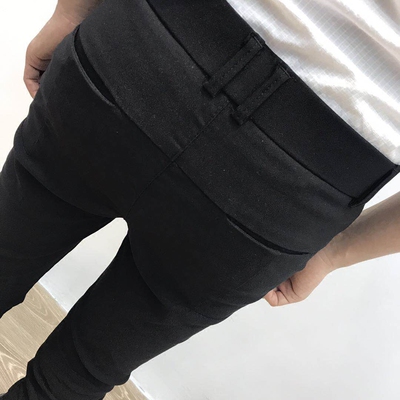 紧身社会小伙网红酒吧休闲长裤