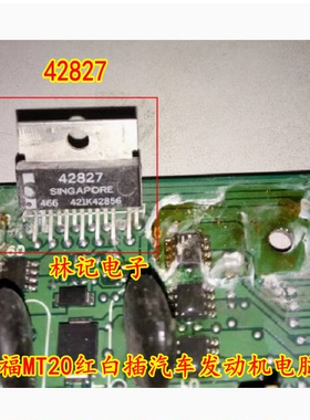 42827 德尔福MT20红白插汽车发动机电脑ECU 怠速控制模块驱动芯片