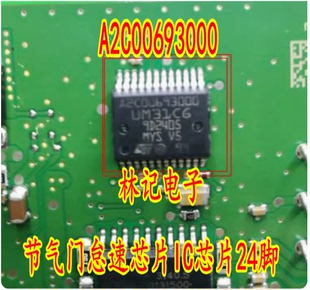 A2C00693000 UM31CG 大众奥迪新款捷达节气门怠速芯片IC芯片24脚