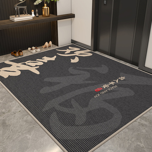 入户门地垫2025新款 家用进门门口圈绒地毯免洗可擦可裁剪防滑脚垫