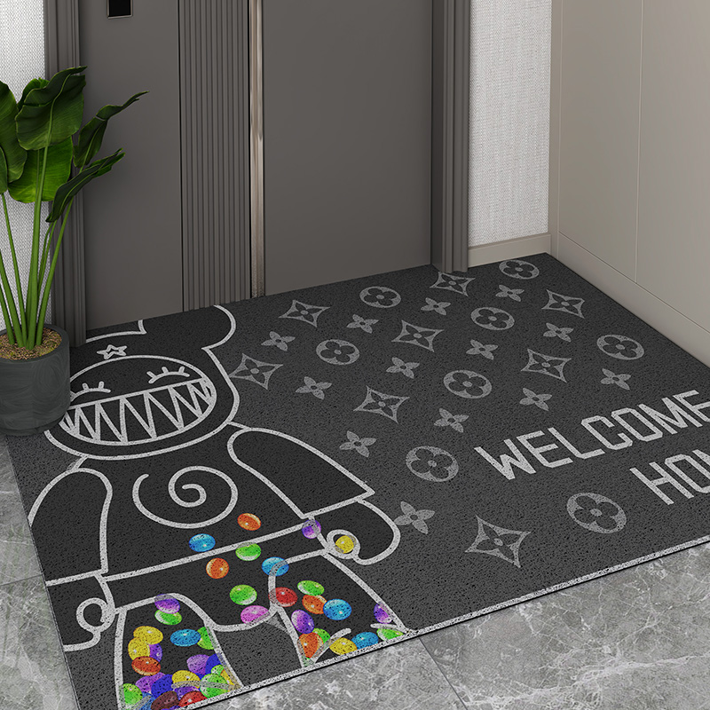 家用大门口高级感丝圈室外脚垫