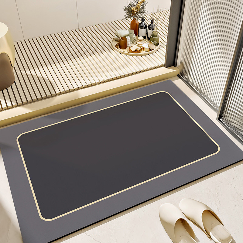 硅藻泥浴室地垫厕所卫生间进门门口吸水脚垫家用免洗可擦防滑垫子,居家布艺,家用脚垫,淘宝优惠券,粉丝福利购,淘宝优惠卷
